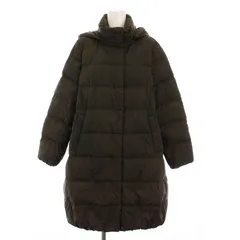 セオリーリュクス theory luxe WELL FARGO ダウンコート ロング ジップアップ アウター 38 カーキ /YMのサムネイル
