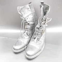 ■ ⊇ WASH レースアップ ミドル丈 ヒールブーツ サイズ38 ブラック レディース E  【1503060025550】