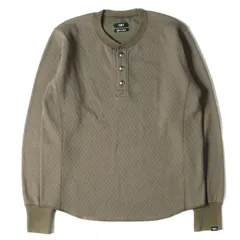 TMT ティーエムティー サーマル ヘンリーネック ロングスリーブTシャツ BOMBER HEAT THERMAL L/SL HENLEY-NECK SHIRTS 20AW カーキ XL 裏起毛 カジュアル ブランド 着回しのサムネイル