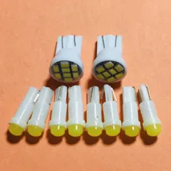 【車検対応】  ゼファー1100 ZEPHYR1100 メーター用 LED球 インジケーターランプセット T10 T5 白 ホワイト カワサキ kawasaki 送料無料 バイク 車用品