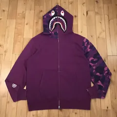 Lil Wayne着用　a bathing apeシャークパーカー　紫M Lil Wayne着用 a bathing apeシャークパーカー 紫M