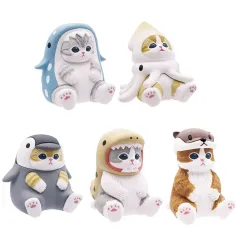 【中古】トレーディングフィギュア 全5種セット 「座る mofusand 海の生き物にゃん」