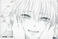 【中古】バッジ・ビンズ 藍月1 長方形缶バッジ 「DMMスクラッチ! 王の獣～掩蔽のアルカナ～ 5周年」 E-2賞