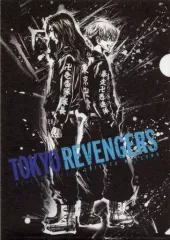 【中古】クリアファイル 場地圭介＆松野千冬 墨絵 和紙風A4クリアファイル 「TSUTAYA×東京リベンジャーズ 場面写展＆POP UP SHOP 第2弾」