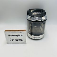 【簡易清掃済】日立  （型番：CV-SA200）　掃除機　スティック　ダストケース　ダストカップ　ゴミ　フィルター　サイクロン　部品　クリーナー　HITACHI　（色：銀　シルバー）