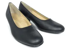 レディースパンプス 2600 ローヒールパンプス フォーマルパンプス プレーンパンプス オフィスシューズ フォーマルシューズ 3E 幅広 太ヒール 通勤 冠婚葬祭 滑りにくい 柔らかい 婦人 靴 ブラック 黒