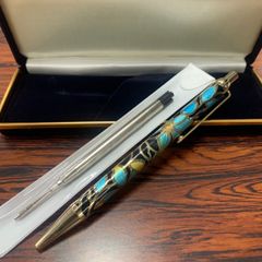 七宝ボールペン 安藤七宝店 ケース付き リフィル付き 黒ペン おしゃれ ノック式 宮内庁御用達
