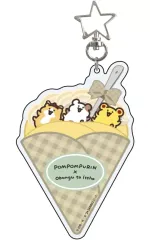 【中古】キーホルダー 03.C ver.(コラボイラスト) 星型ナスカン付きデカアクリルキーホルダー 「お文具といっしょ×ポムポムプリン」
