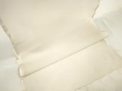 平和屋着物▽羽織・コート　反物　羽尺　スリーシーズン　春夏秋　塵除け　紗　生成り色　逸品　未使用　DAAW7305zzz