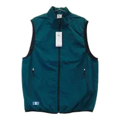 サイズ：XL PUMA GOLF プーマゴルフ 2025年モデル 635791 裏メッシュ ジップベスト  グリーン系 [240101525311] ゴルフウェア メンズ ストスト