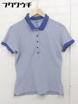 ◇ NIKE GOLF ナイキ 半袖 ポロシャツ サイズL ブルー レディース  【1111110011776】