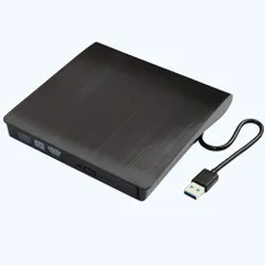 USB 3.0/Type-C スリム外付けDVD RW Actpe CDライター ドライブバーナーリーダープレーヤー 光学ドライブ ノートパソコン用