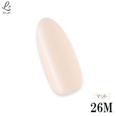 カラージェル 国産 化粧品登録 ジェルネイル マットカラー 5g LED/UVライト対応 26M ネイルピンク プロ ネイル 単品 pink