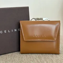 【値下げ中】セリーヌ　トロッター　長財布　レア品 CEFINE - セリーヌ 二つ折り 長財布 ストラップ ラージ 美品