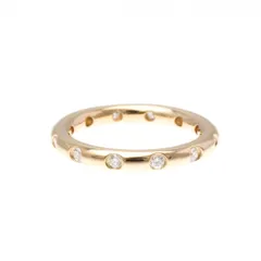 ティファニー ダイヤモンド ビゼット リング Pt950 0.19ct 6.2g 