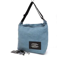 OF25121 美品 DIESEL ディーゼル ショルダーバッグ トートバッグ デニム ジップ ビジネスバッグ 肩掛け 斜め掛け 鞄 青 ブルー