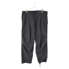 COMOLI (コモリ) 21SS ニータックウールイージーワイドロングパンツ ブラック T01-03003のサムネイル