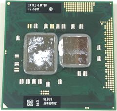 【中古パーツ】複数購入可 CPU Intel Core  i5-520M 2.4GHz TB 2.9GHz SRBUS Socket  G1( rPGA988A)2コア4スレッド動作品 ノートパソコン用