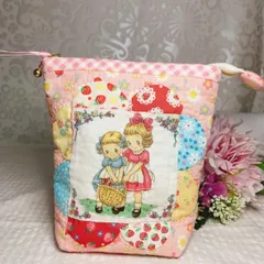 パッチワークポーチ マーガレット＆ソフィの四角いポーチ②