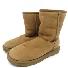 UGG アグ Classic Short2 クラシック ショート ムートンブーツ 1016223 US7/24cm レディース 箱無 ※中古