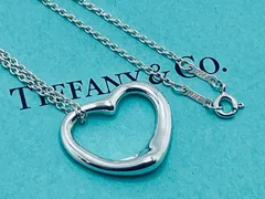 a050 送料無料　Tiffany&Co. 美品　ティファニー　ラージ　オープンハート　ネックレス　シルバー　925