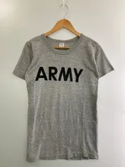 【中古品】Champion チャンピオン トリコタグ USA製 ARMY SS TEE 80S アーミー 半袖 Tシャツ 80年代 メンズ トップス 丸胴 【146-250901-em-18-min】