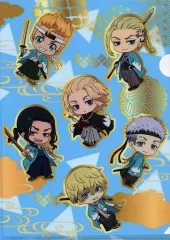 【中古】クリアファイル 集合(ミニキャラ) A4クリアファイル 「東京リベンジャーズ×映画村 イベント“東京卍會京都集会”」