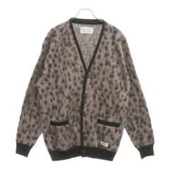 美品 WACKO MARIA モヘアニット カーディガン WACKO MARIA/MOHAIR KNIT CARDIGAN（YELLOW）［モヘアカーディガン-23