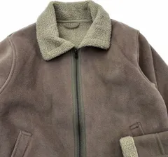 Bear USA ★ フェイクムートン ジャケット ブラウン フリースジャケット M アメカジ アウトドア 大人カジュアル 秋冬 ベア アメリカ■BE243のサムネイル