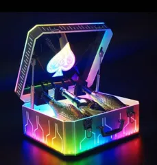 アルマンド　信号機　ゴールド　グリーン　レッド　純正ケース付き！正規品　未開封 アルマンド LED 信号機 グリーン レッド ゴールド