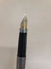 Parker 万年筆 14k 格子柄 シャープペンシル　純銀　2本セット Parker 万年筆 14k 格子柄 シャープペンシル 純銀 2本セット
