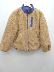 ◇ PAGEBOY リバーシブル ボア ジップアップ 長袖 中綿 ジャケット ブルゾン サイズF ベージュ ブルー レッド レディース P  【1307250027894】