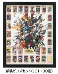 ヒロアカ展 DRAWING SMASH 額装ピンズセット 僕のヒーローアカデミア キャラ その他 中古  A