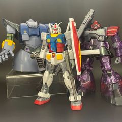 ガンプラ【中古品/ジャンク】 MG 1/100 ガンダムベース限定 ドム[クリアカラー] /MG RX78-2 ガンダム Ver2.0 ソリッドクリア / MG 1/100 ジオング バンダイ プレバン 574