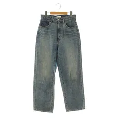 マウジー MOUSSY HW LOOSE STRAIGHT デニムパンツ ジーンズ ストレート 26 紺 ネイビー /AT ■OS ■SH