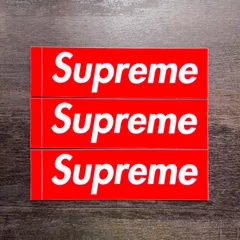 【即日発送】supremeステッカー　正規品　ボックスロゴ　3枚　シュプリーム　ロゴ