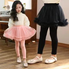 スカッツ スカート付レギンス 女の子 スカート付き レギンス キッズ スカッツ 子供服 スパッツ 子供 レギンス付きチュチュスカート可愛い 通園 通学 伸縮性 カジュアル  100 110 120 130 140 150 kaijie08