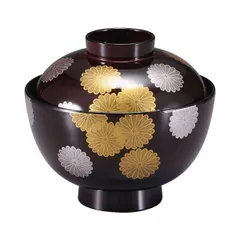 菊蒔絵のお椀　5個 菊蒔絵のお椀 5個