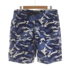 ワイルドシングス WILDTHINGS ×KATO ショートパンツ カモフラ 迷彩柄 L 青 P107137-141216 /RR