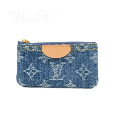 【極美品】ルイヴィトン　ポシェットクレ　モノグラムデニム　コインケース　小銭入れ LOUIS VUITTON ルイ ヴィトン コインケース キーケース