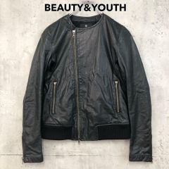 BEAUTY&YOUTH ユナイテッドアローズ羊革シングルライダースサイズS