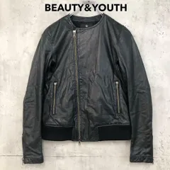 BEAUTY&YOUTH UNITED ARROWS レザーライダースジャケット ★ ◇■