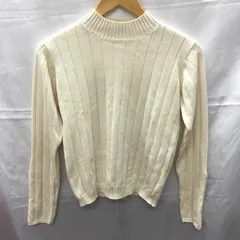 mysty woman ミスティウーマン ニット、セーター 長袖 長袖ニットカットソー ニット セーター クルーネックニット ロングスリーブカットソー