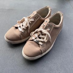 ジミーチュウ JIMMY CHOO スタースタッズ キャンバス スニーカー ベージュ