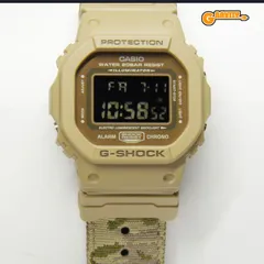 35周年限定モデル　G-SHOCK　DW-5600LU-8JF　迷彩　カモフラ G-SHOCK生誕35周年記念！DW-5600をベースにミリタリーテイストに