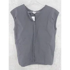 ◇ IENA イエナ  ブラウス ノースリーブ カットソー  グレー レディース  【中古】 【1002797735331】