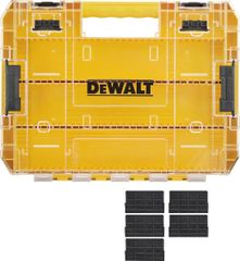 DEWALT デウォルト タフケース(大) 仕切りのみタイプ DT70839-QZ ビット ネジ ボルト ドリル 部品 収納 電工 電設 電気 工事 設備 建築
