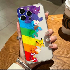☆輸入☆ポケモン　ピカチュー　iPhoneケース　虹　レインボー　カラフル