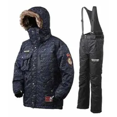 マズメ　コンタクトオールウェザースーツⅦ上下セット　ネイビーへリボーン mazume CONTACT ALL WEATHER SUIT CUSTOM