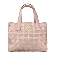 CHANEL ニュートラベルライン トートバッグ ピンク - メルカリ